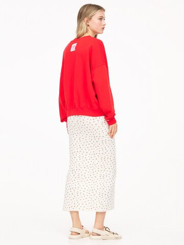Pull&Bear Sweatshirt in Rot
