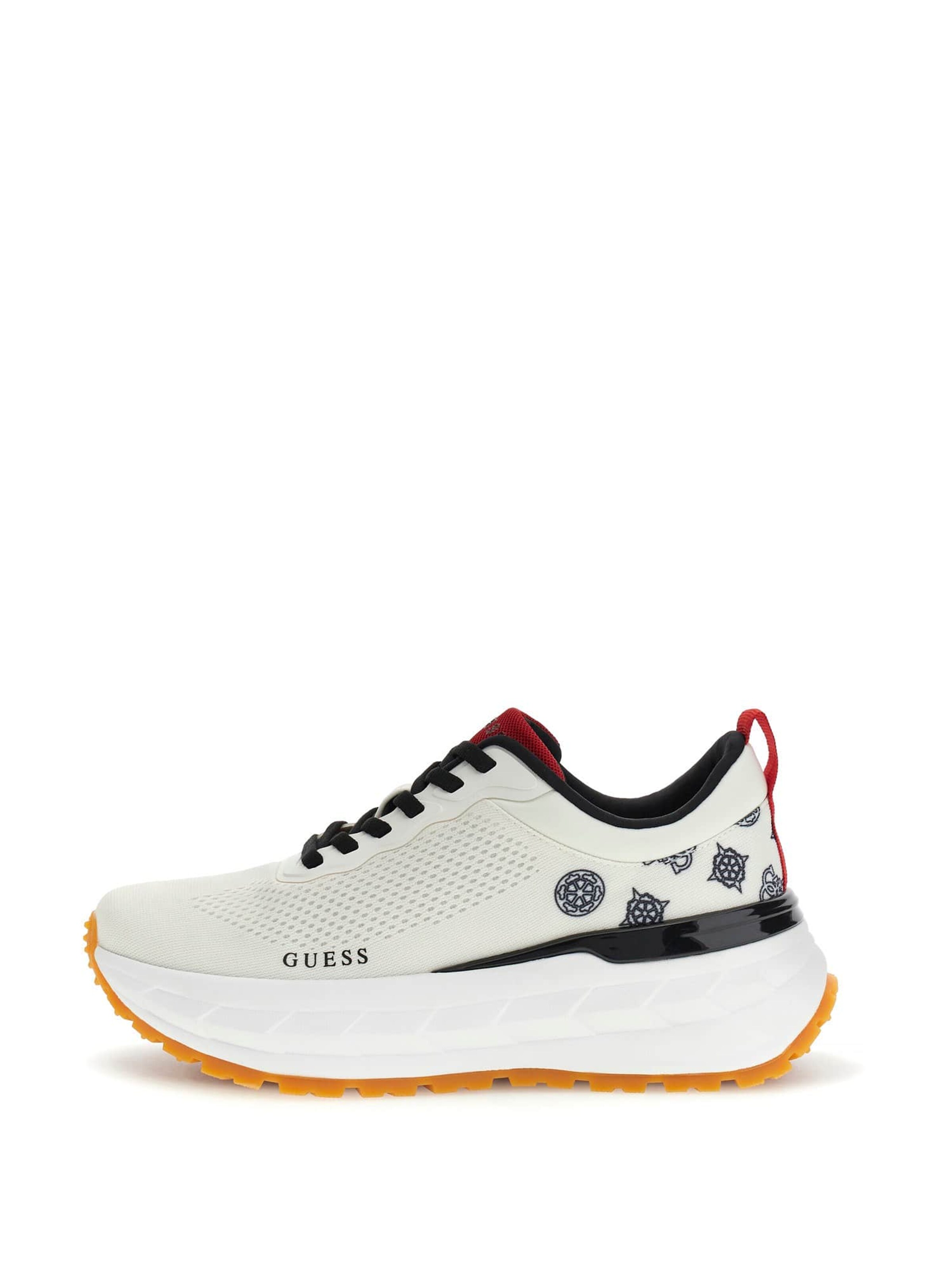 GUESS Sneakers 'Runit 4G' in White: front