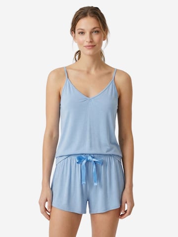 Myjama Slaapshirt 'Ciara' in Blauw: voorkant