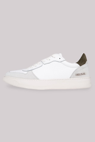 CAMP DAVID Premium Sneaker aus Leder in Weiß