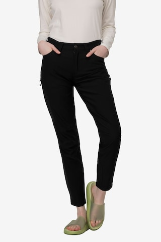 LAURASØN Regular Pants in Black: front