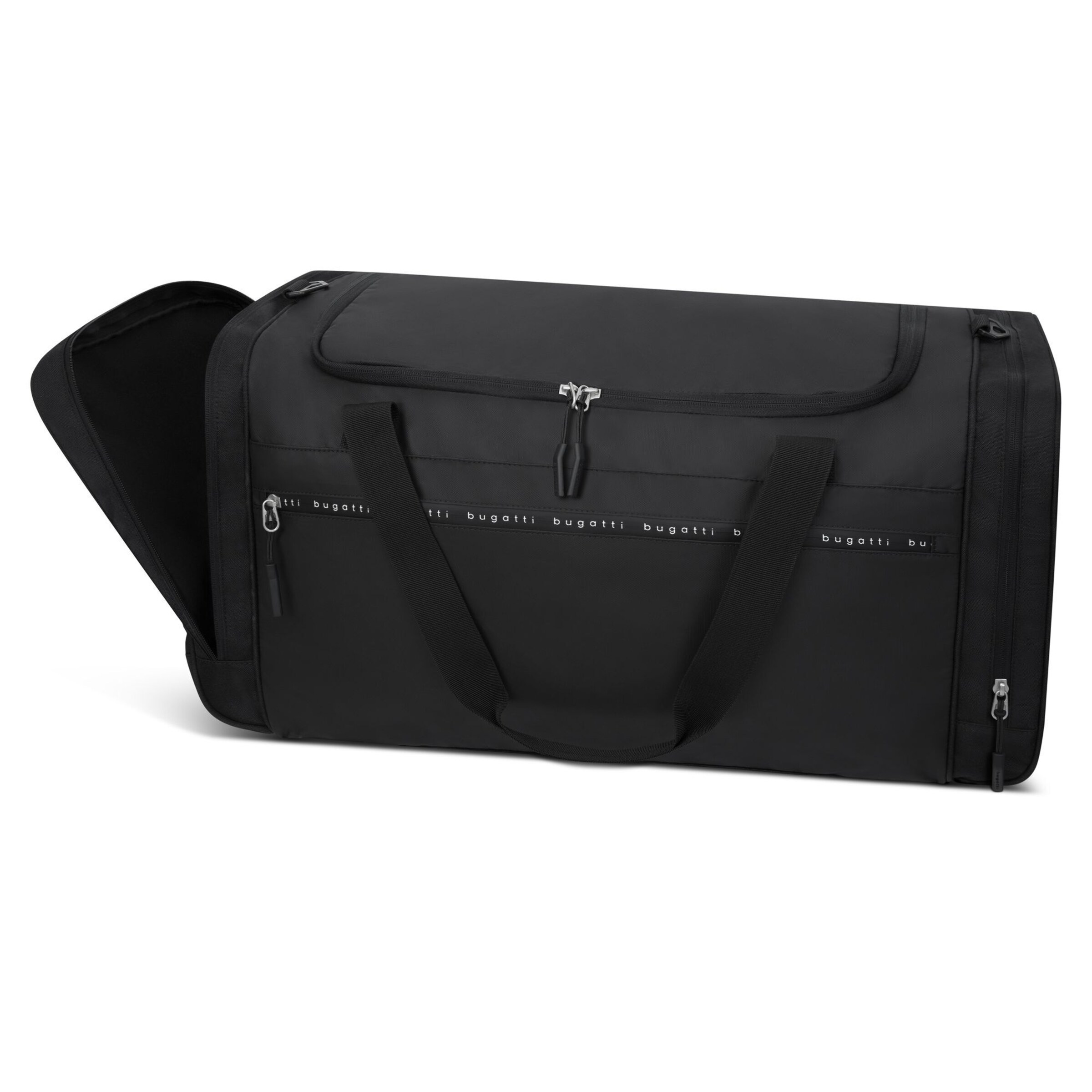 Sac week-end 'Blanc Delight' bugatti en noir