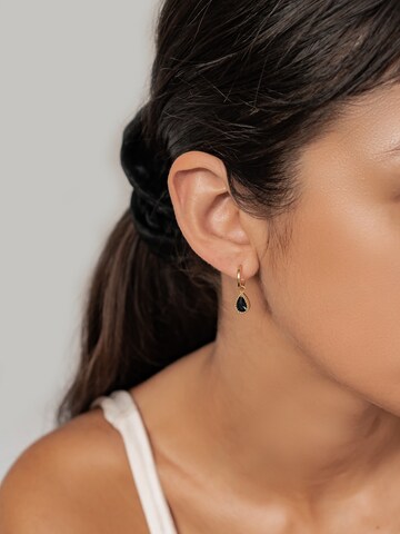 Hey Happiness - Pendientes 'September Birthstone' en oro