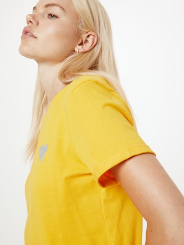 Maglietta 'KITA' di ONLY in giallo