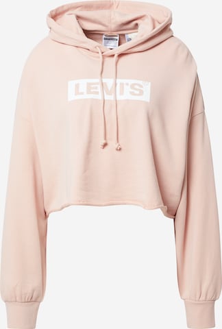 LEVI'S ® Sweatshirt 'Graphic Crop Prism T3' in Orange: predná strana