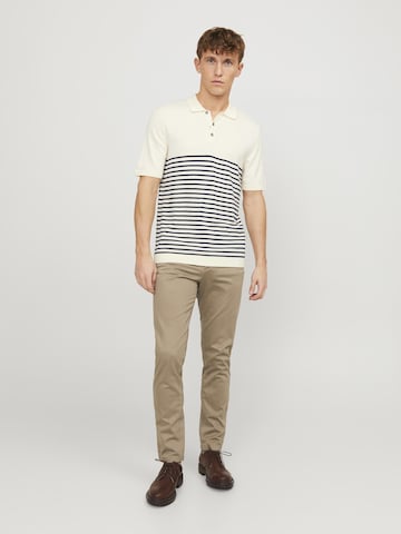 JACK & JONES Slimfit Chino kalhoty 'JJIMarco JJBowie' – béžová