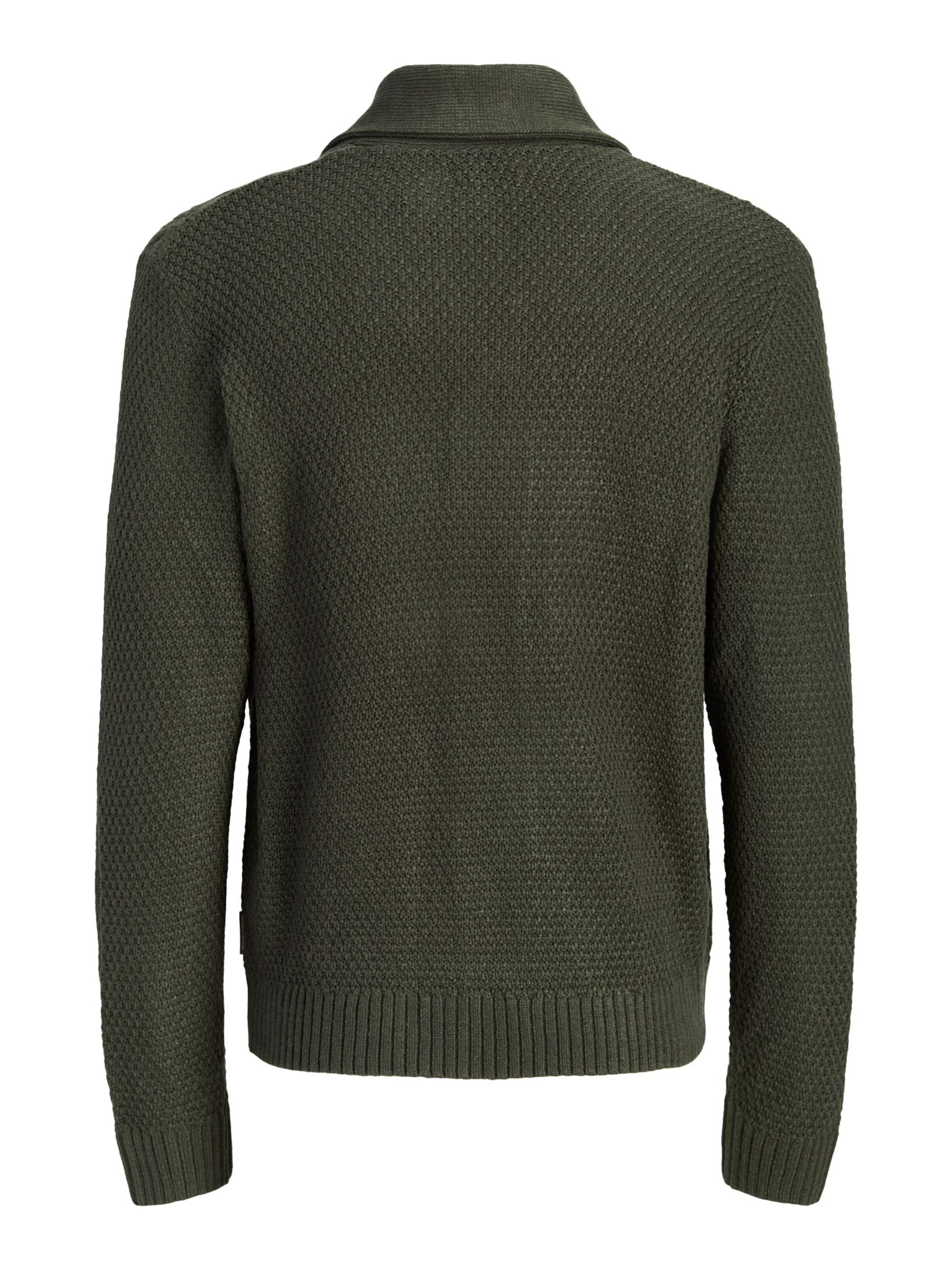 JACK & JONES Kardigan 'JJJames' – zelená