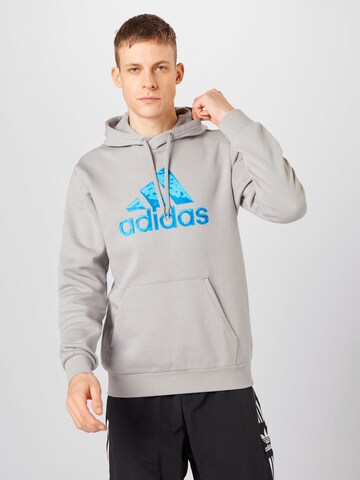 ADIDAS PERFORMANCE Sportsweatshirt in Grau: predná strana