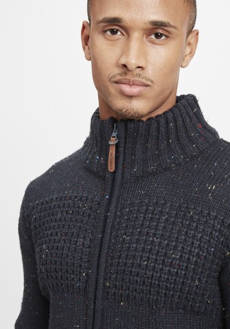 INDICODE JEANS Knit cardigan 'Bergen' in Blue