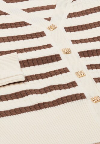 NAEMI - Casaco de malha em branco