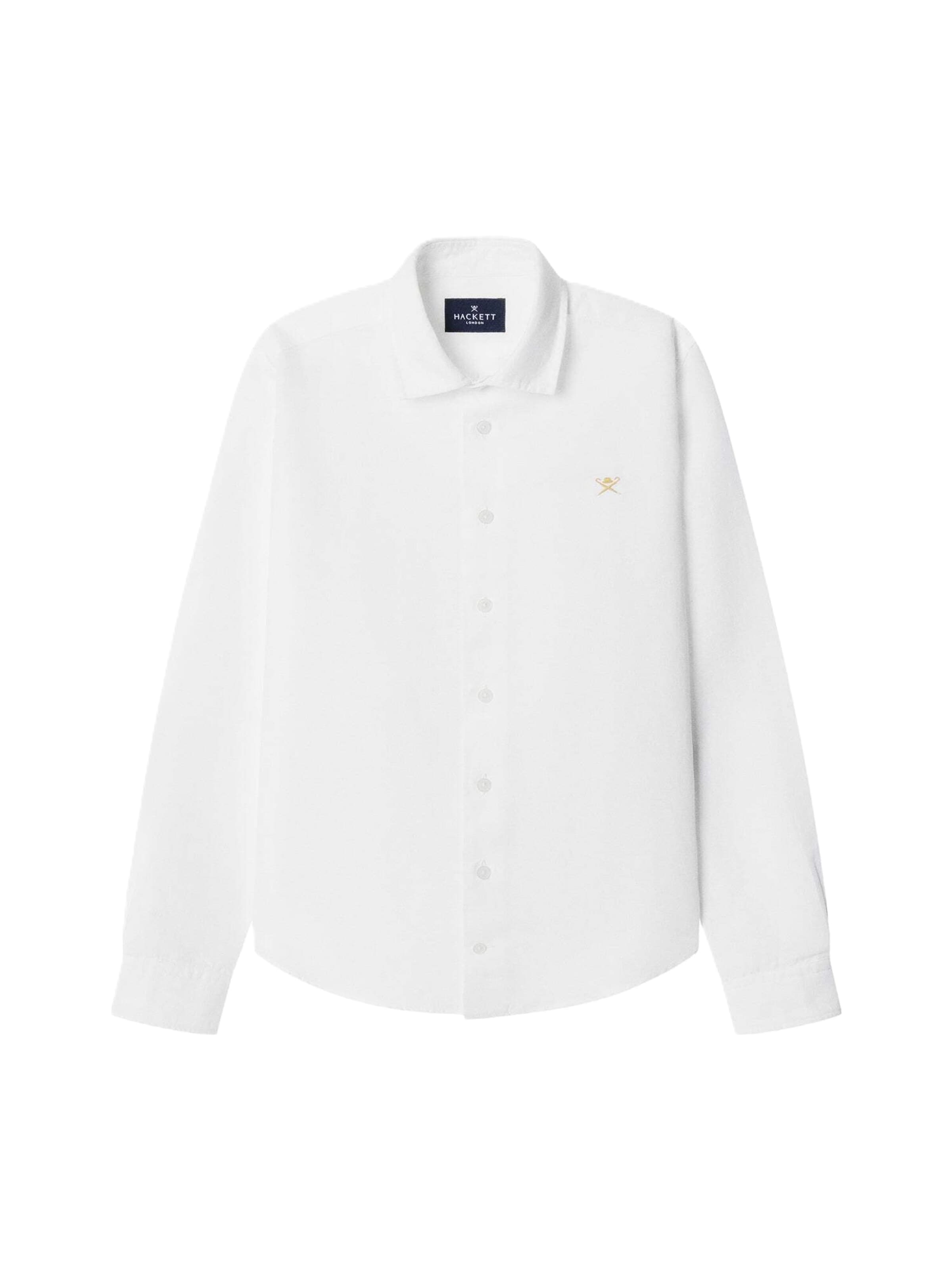 Hackett London Regular Fit Hemd 'Ess' in Weiß: Vorderseite