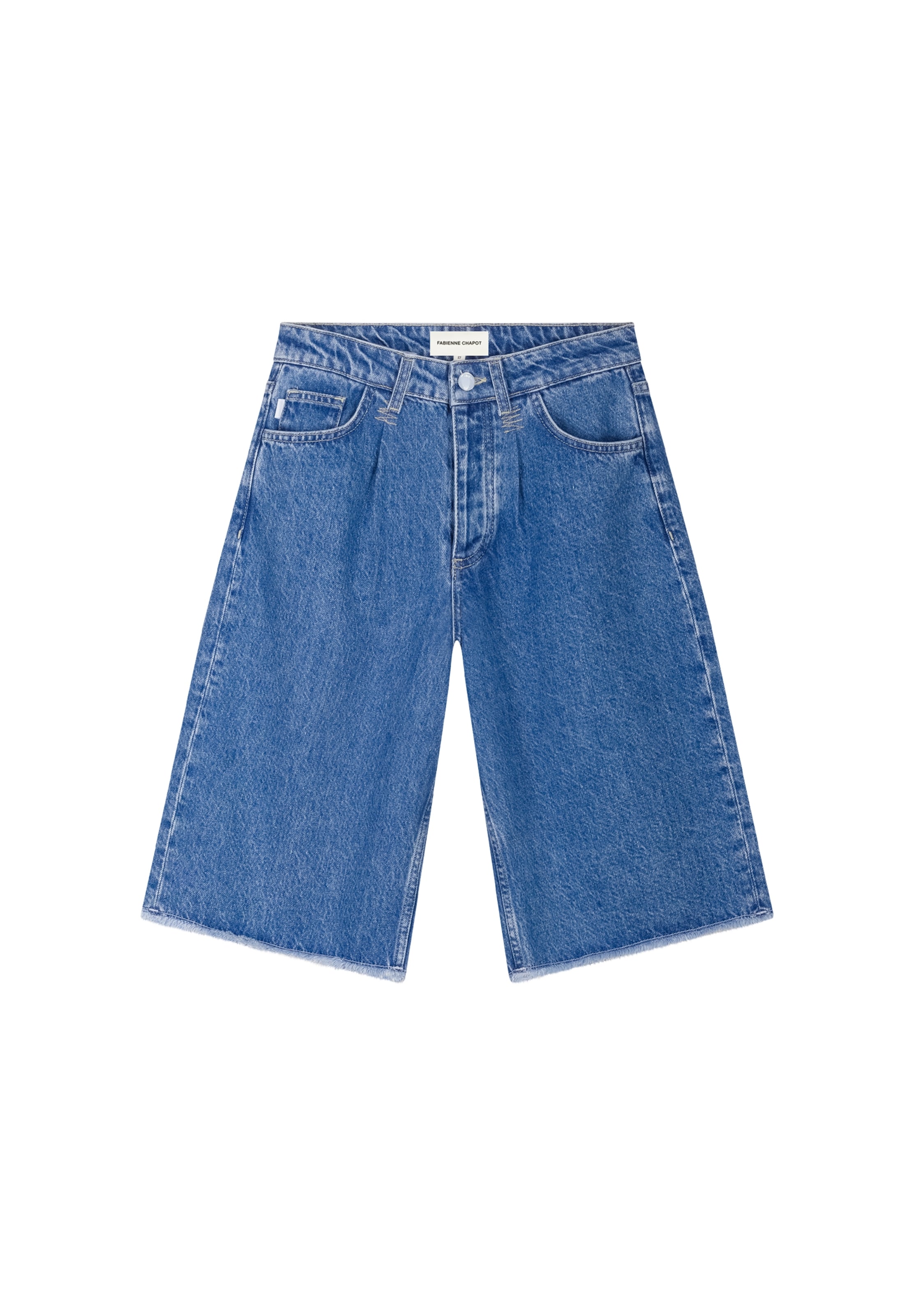 Fabienne Chapot Regular Broek in Blauw: voorkant