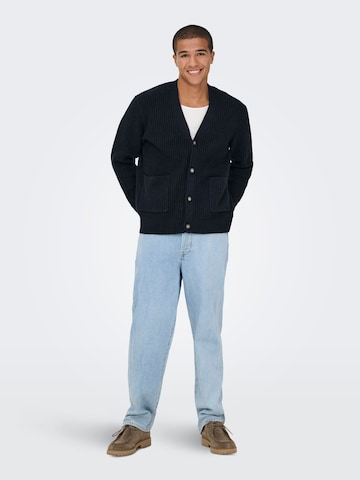 Only & Sons - Cárdigan 'ONSFrame' en azul