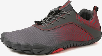 Freiluftkind Athletic Lace-Up Shoes 'Freiluftkind® – Overland' in Red: front