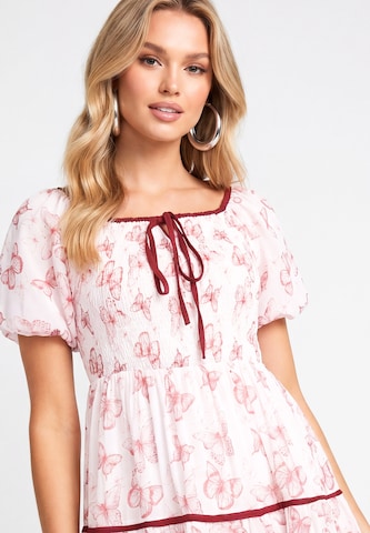 faina Dress in Beige