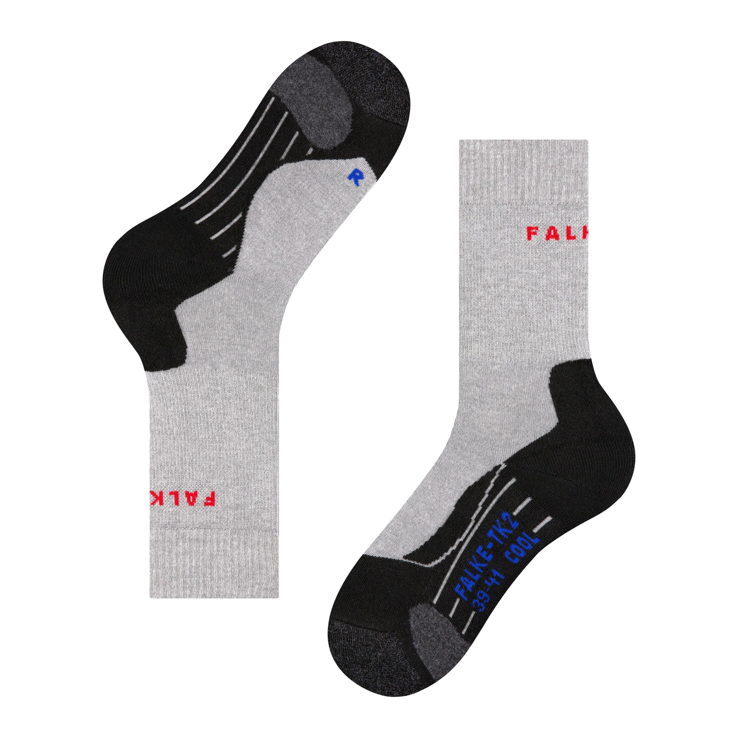 FALKE Athletic Socks 'TK2 Cool' in Grey