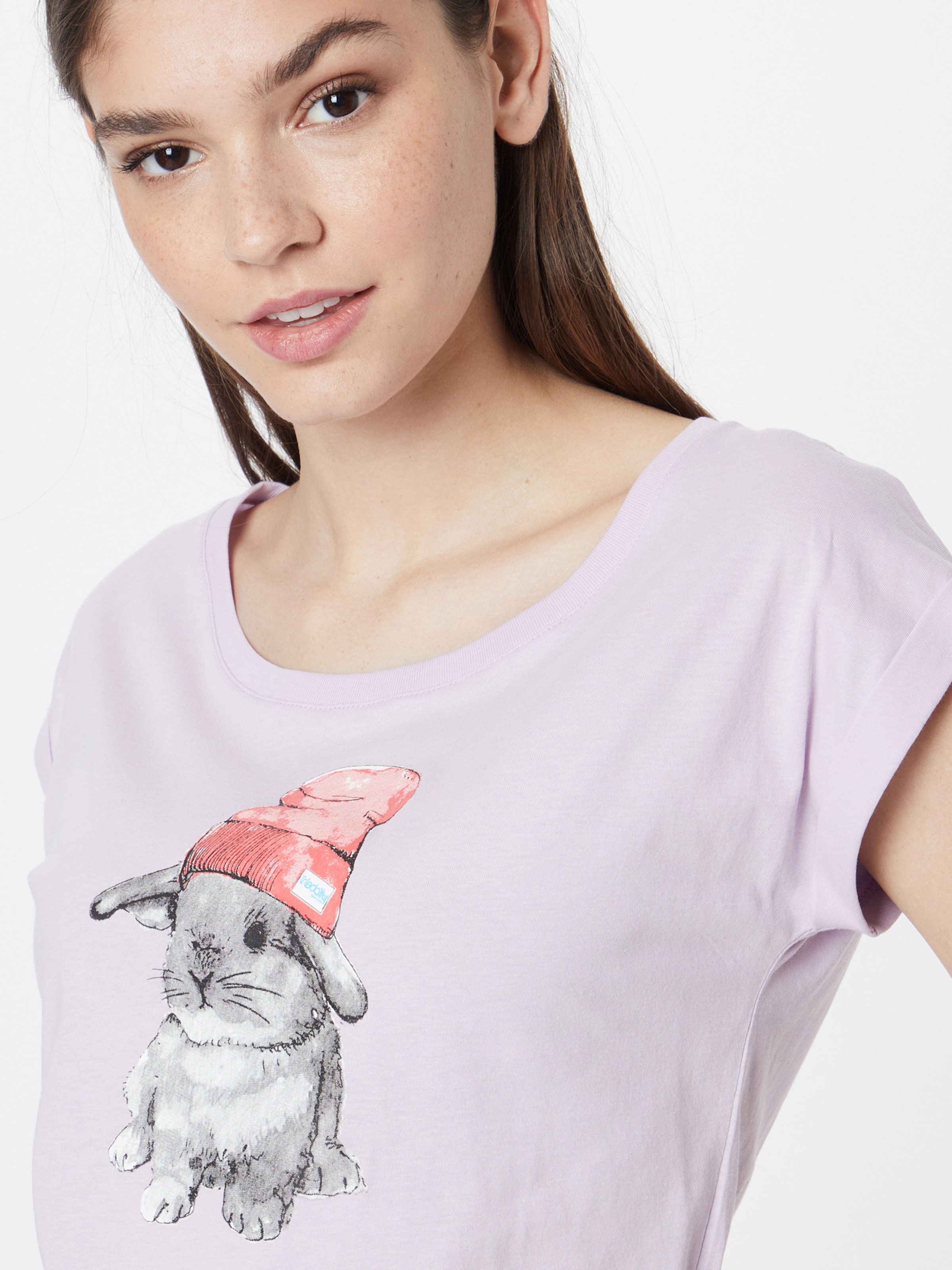 Femme T-shirt It Hasi Iriedaily en Violet Pastel 