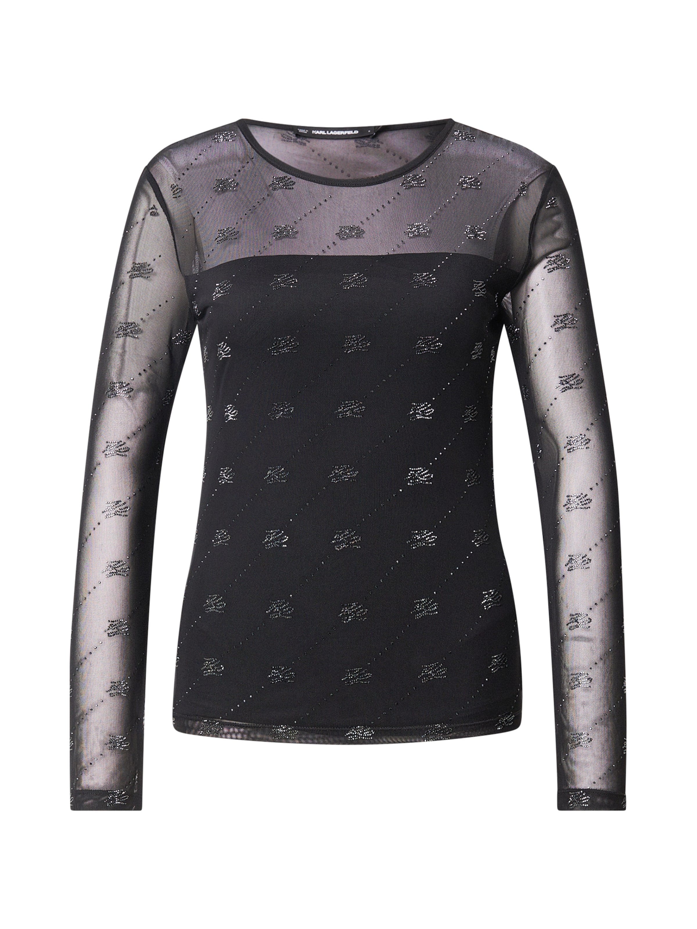 Karl Lagerfeld Shirt in Schwarz: Vorderseite
