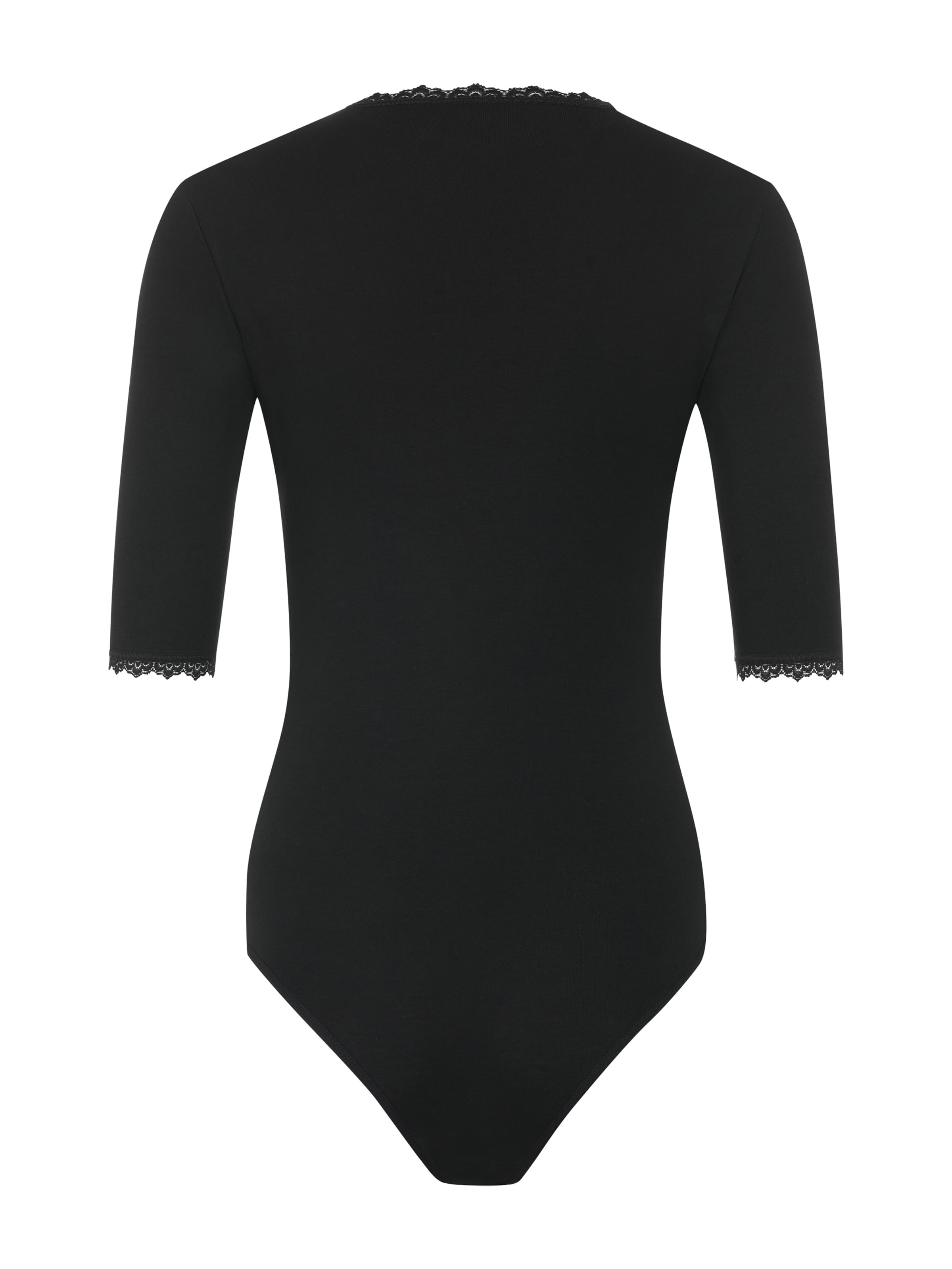 Evoni Shirt Bodysuit in Black