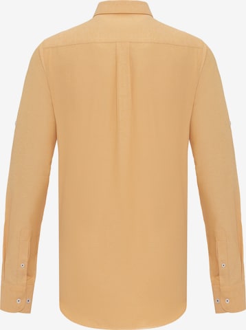 DENIM CULTURE - Ajuste regular Camisa 'Erling' en naranja