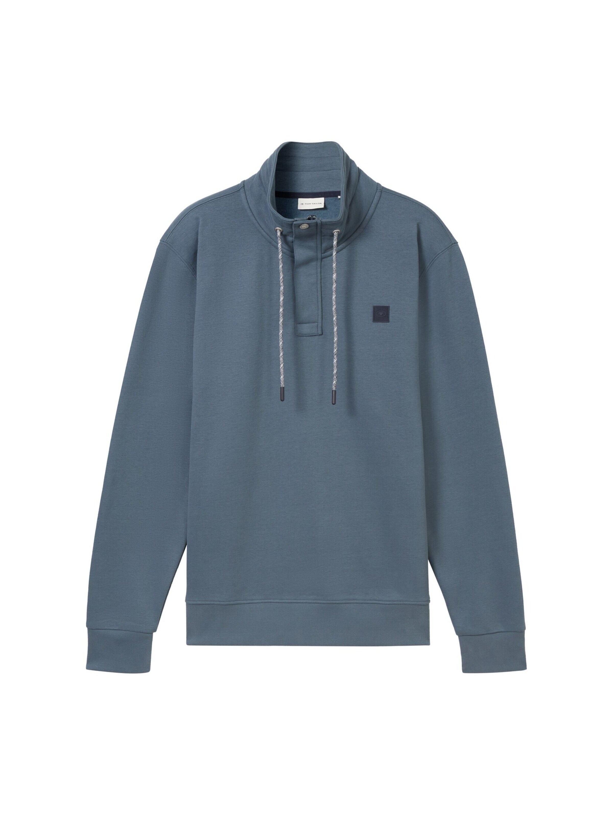 TOM TAILOR Sweatshirt in Blauw: voorkant