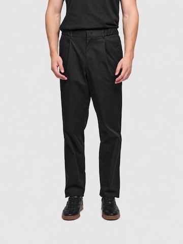 SANVT Regular Chinohose 'The Relaxed Chino'‌‌‌ in Schwarz: Vorderseite