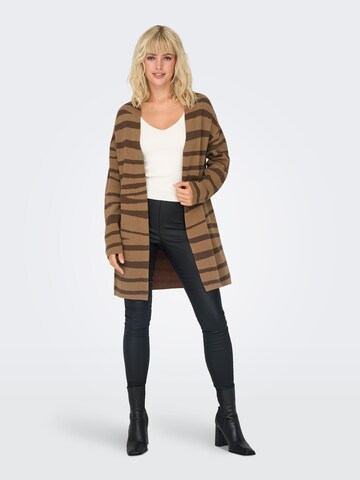ONLY Strickjacke in Braun
