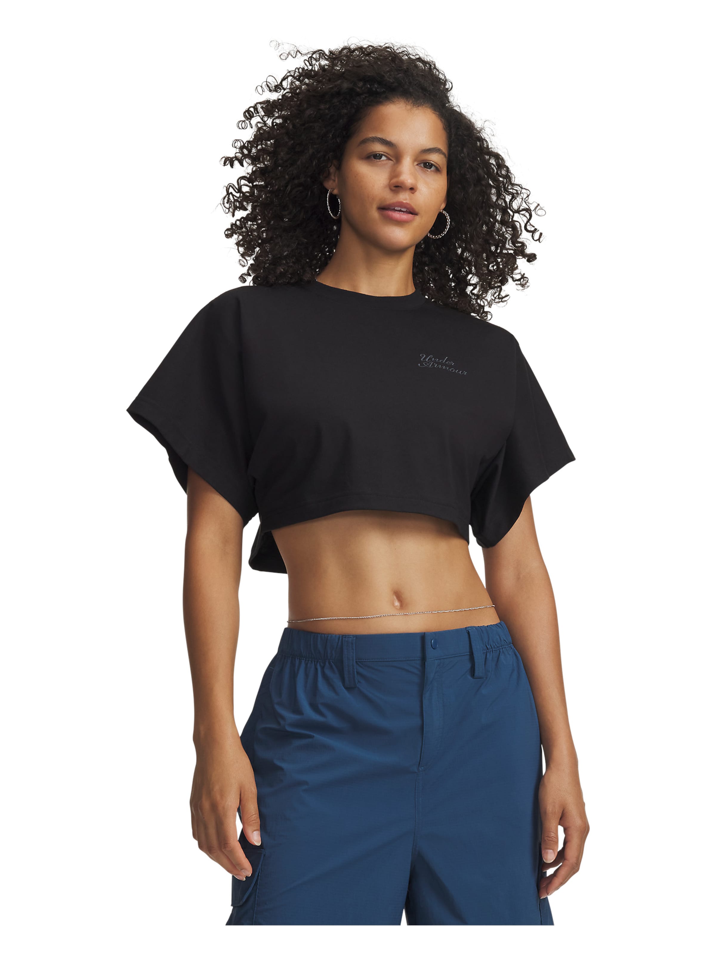 UNDER ARMOUR Functioneel shirt in Zwart: voorkant