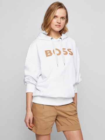 BOSS Sweatshirt in Weiß: predná strana