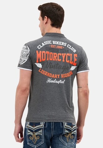 CIPO & BAXX Poloshirt in Grau