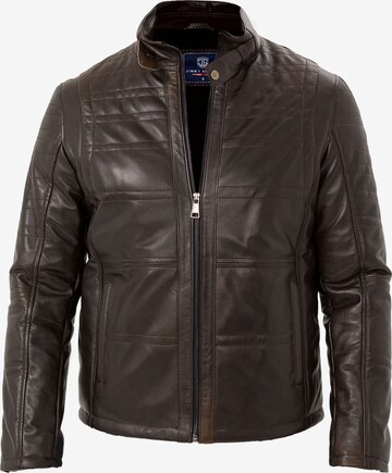 Jimmy Sanders Between-Season Jacket in Brown: front