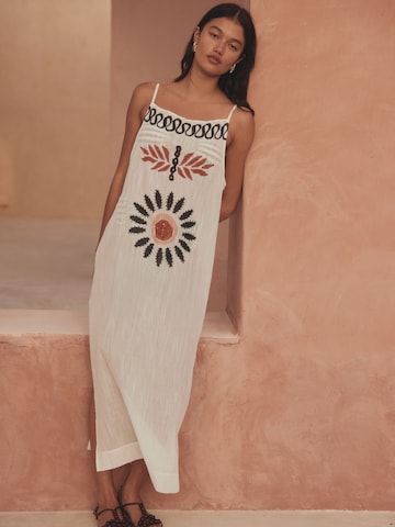 Next Strandkleid in Weiß: Vorderseite