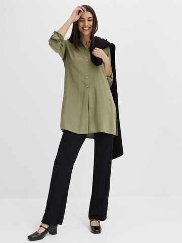 bonprix Slimfit Broek in Zwart