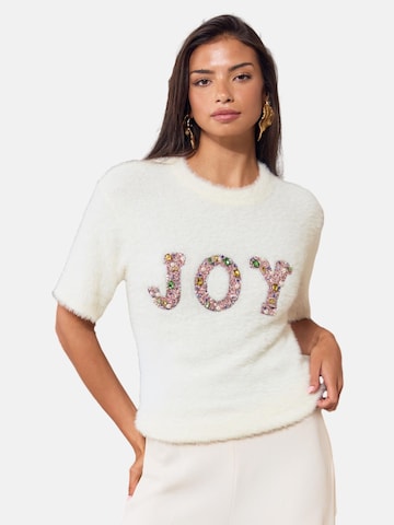 Lipsy Trui in Beige: voorkant