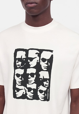 smėlio Karl Lagerfeld Marškinėliai