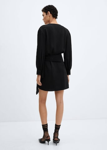 Robe 'Amelia2' MANGO en noir