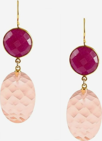 Boucles d'oreilles Gemshine en rose