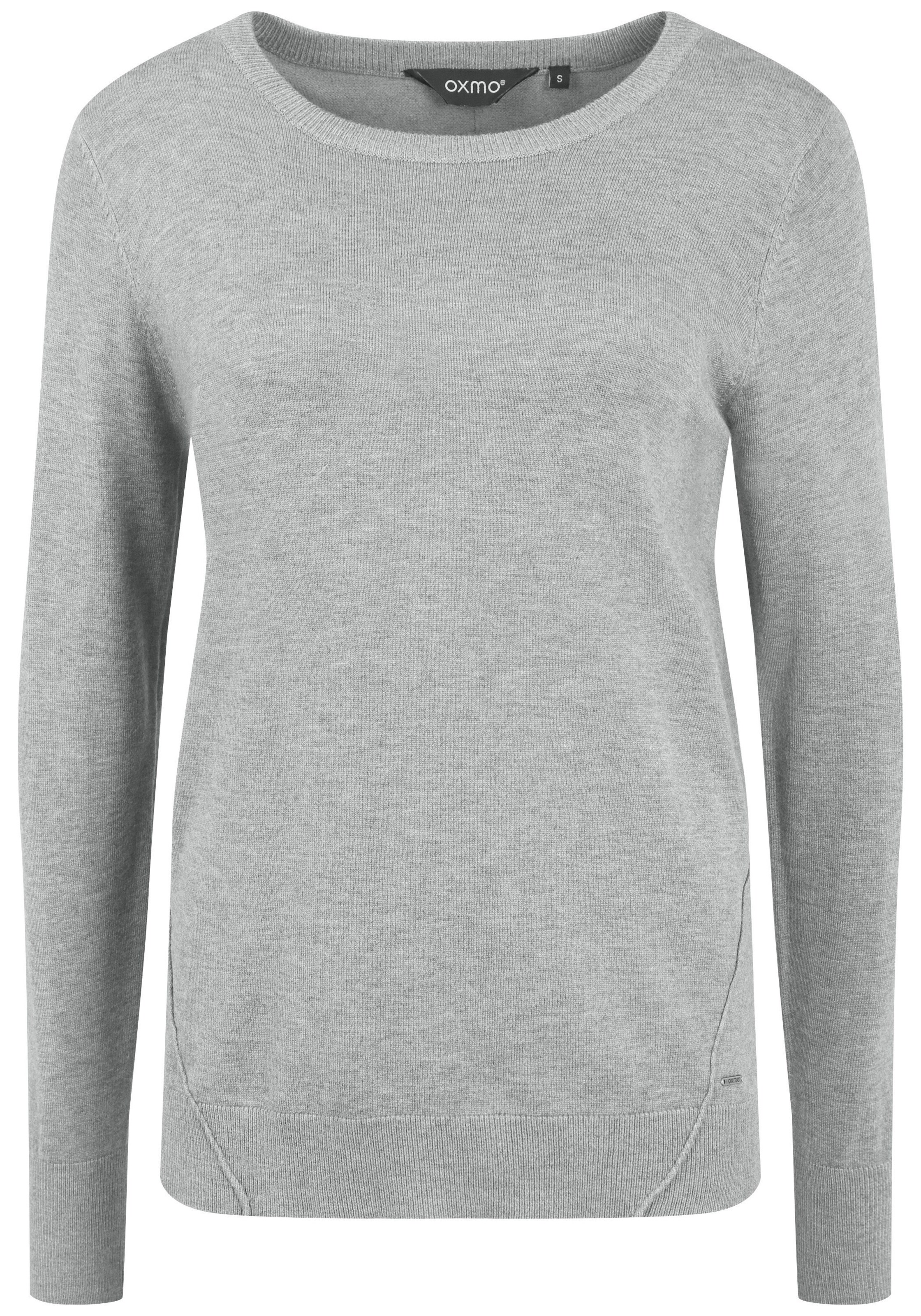 Oxmo Trui 'Winova' in Grijs: voorkant