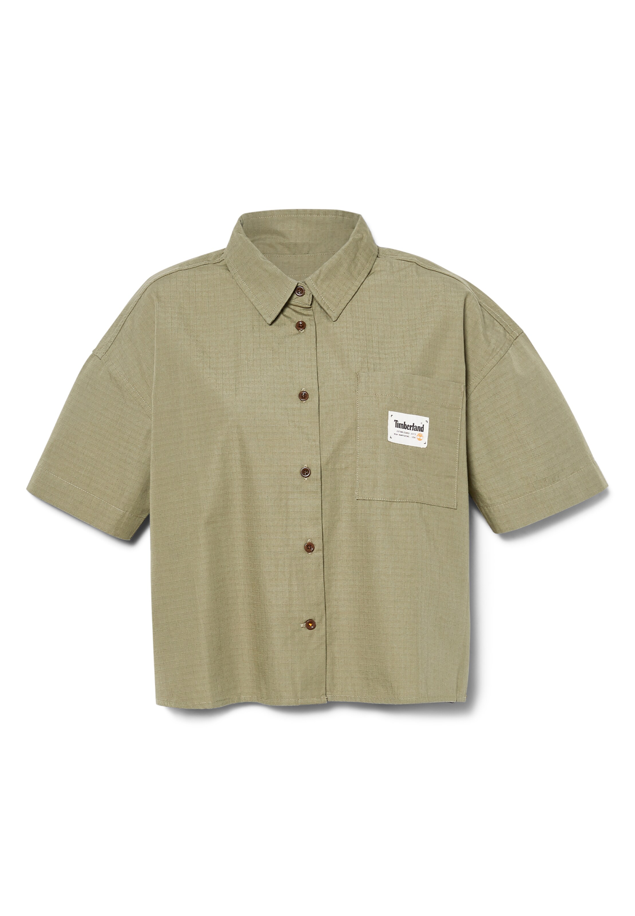 TIMBERLAND Bluse in Grün: Vorderseite