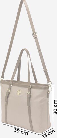 U.S. POLO ASSN. Shoppingväska 'Houston' i beige