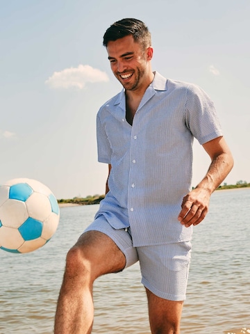 Suitable Regular fit Overhemd in Blauw: voorkant