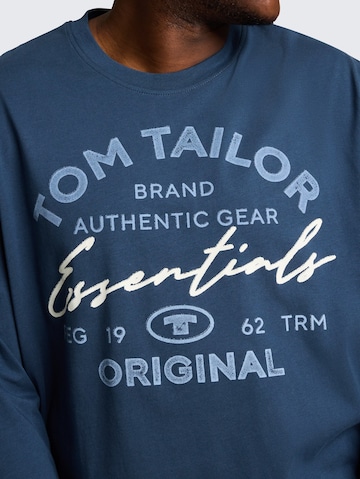 TOM TAILOR Men + Shirt in Blue