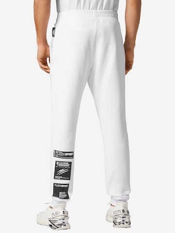 Tapered Pantaloni 'Scratch' di Plein Sport in bianco