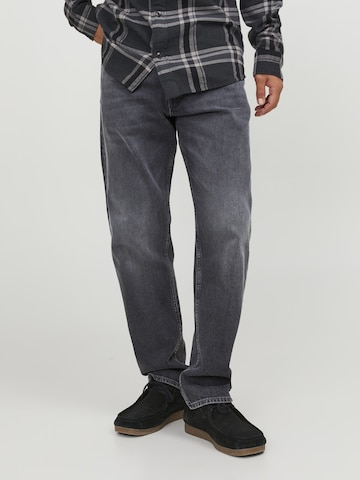 JACK & JONES Regular Jeans 'Mike' in Schwarz: predná strana