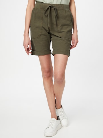 Kaffe Loose fit Pants 'Naya' in Green: front