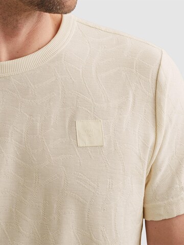 T-Shirt 'T-shirt in jersey with allover jacquard pattern' PME Legend en blanc