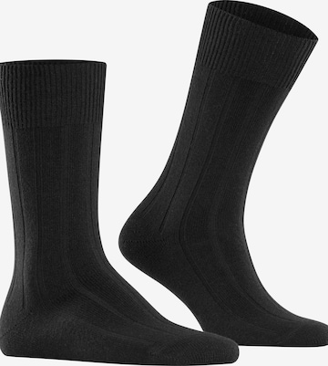 FALKE Socks in Black: front
