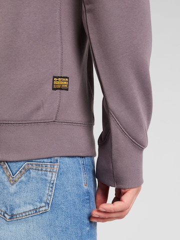 G-Star RAW Sweatshirt 'Premium core' in Braun