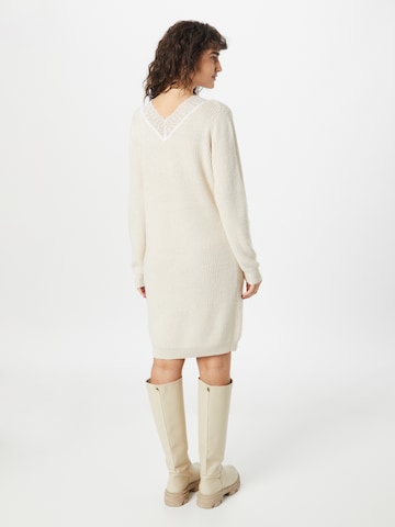 VILA Knitted dress 'GLACY' in Beige