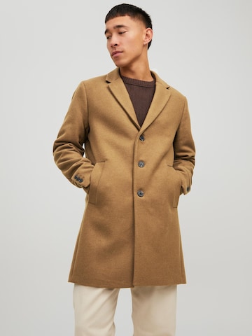 JACK & JONES Between-Seasons Coat in Brown: front